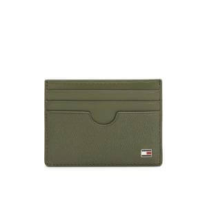 Tommy Hilfiger Enamel Flag Leather Credit Card Holder